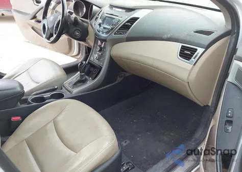 2014 Hyundai Elantra Limited from USA, damaged, VIN 5NPDH4AEXEH449482